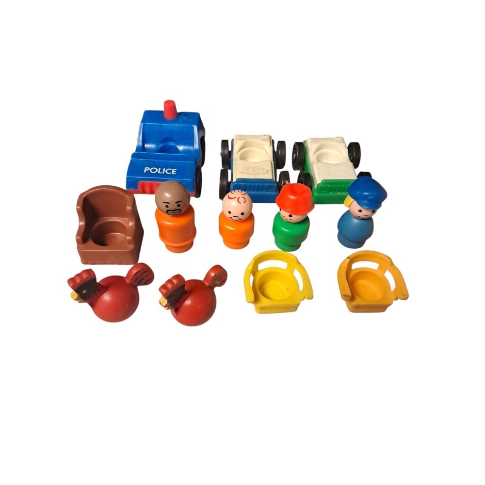 vintage fisher price little people lot